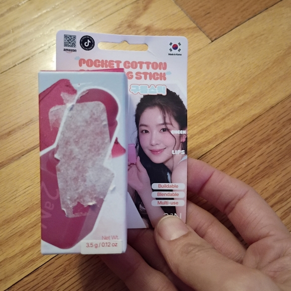 2aN Pocket Cotton Blurring Stick Ruddy Cherry Blurring Cream Buildable 3.5g - Picture 5 of 9